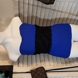 Body central brand corset style top